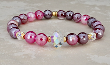 Load image into Gallery viewer, Erin Bracelet - Mystic Raspberry Agate
