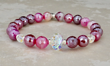 Load image into Gallery viewer, Erin Bracelet - Mystic Raspberry Agate
