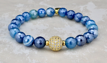 Load image into Gallery viewer, Harlow Bracelet - Mystic Blue Agate
