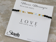 Load image into Gallery viewer, Morse Messages Bracelet - Love
