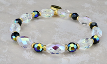Load image into Gallery viewer, Clear AB Olivia with Jet AB Crystals
