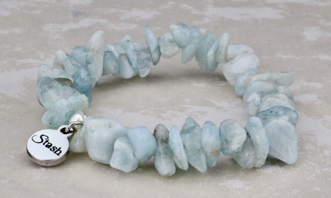 Aquamarine Chip Stacker