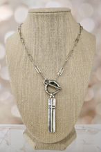 Load image into Gallery viewer, Relic Cross Toggle Necklace
