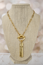 Load image into Gallery viewer, Relic Cross Toggle Necklace
