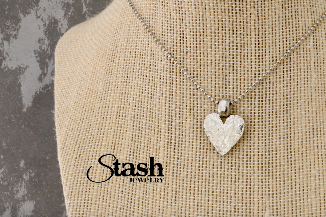 Relic Hammered Heart Necklace