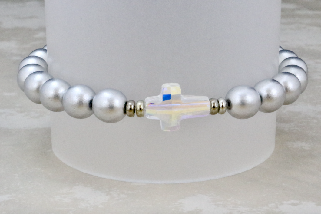 Limited Edition Crystal Cross Bracelet