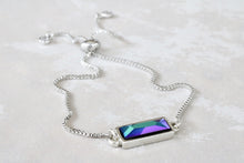 Load image into Gallery viewer, The Lundin Adjustable Slider Bracelet - Cosmic Black
