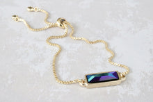 Load image into Gallery viewer, The Lundin Adjustable Slider Bracelet - Cosmic Black
