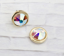 Load image into Gallery viewer, Petite Crystal Studs - Crystal AB

