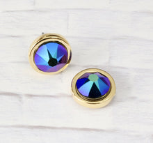 Load image into Gallery viewer, Crystal Studs - Cosmic Black
