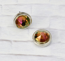 Load image into Gallery viewer, Petite Crystal Studs - Mahogany

