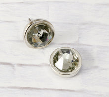 Load image into Gallery viewer, Crystal Studs - Black Diamond
